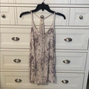 Purple patterned dress